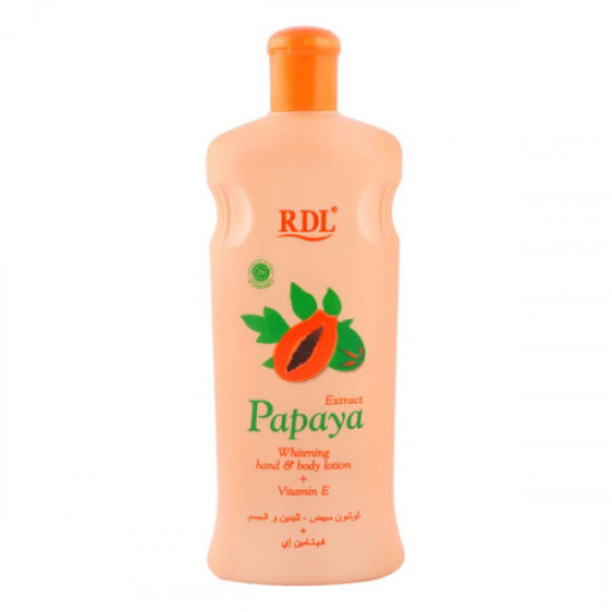 RDL Papaya Extract Whitening Hand & Body Lotion + Vitamin E 600 ml