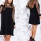 Black crepe Dress
